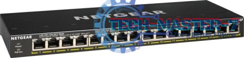 Przełącznik NETGEAR GS316P-100EUS (16x 10/100/1000 PoE )