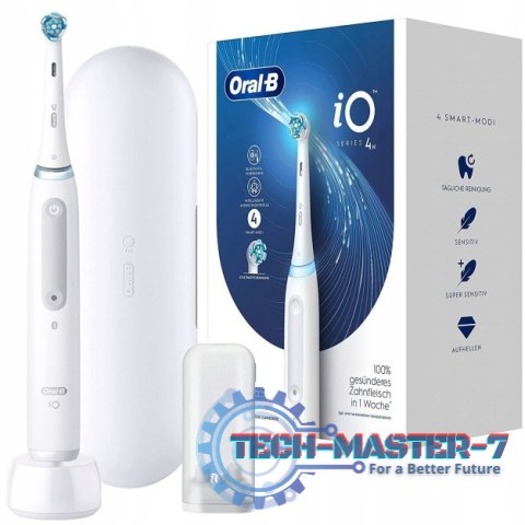 Szczoteczka elektryczna ORAL-B iO4 White + Travel Case