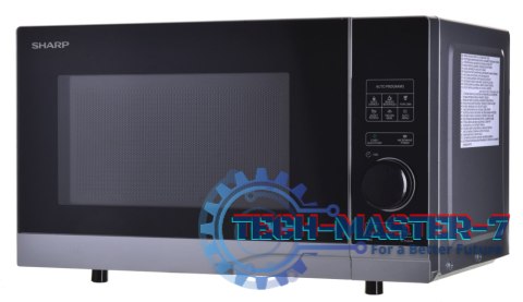Kuchenka mikrofalowa wolnostojąca SHARP YC-PS204AE-S (700W /20L /Srebrno-czarny)