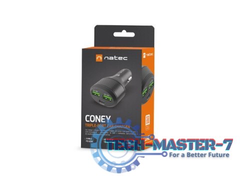 Ładowarka samochodowa NATEC 1x USB 3.0 Czarny NUC-1981