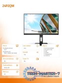 Monitor AOC 24P2QM (23.8" /VA /75Hz /1920 x 1080 /Czarny)