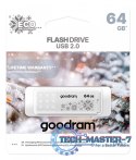 Pendrive (Pamięć USB) GOODRAM (64 GB /USB 2.0 /Biały z wzorem )