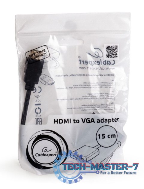 GEMBIRD HDMI - VGA + Audio Czarny HDMI (wyjście) - VGA (wejście) + Audio A-HDMI-VGA-03 GEMBIRD HDMI - VGA + Audio Czarny HDMI (wyjście) - VGA (wejście) + Audio A-HDMI-VGA-03