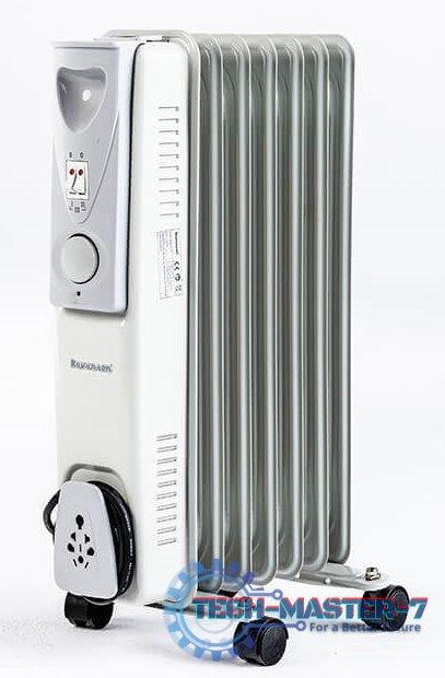 Grzejnik olejowy Ravanson OH-07 (1500W; 7; kolor szary)