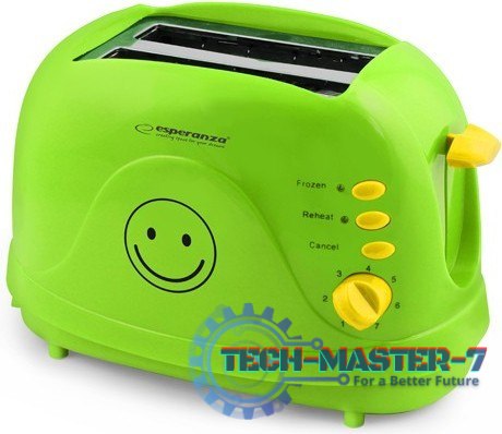 Toster ESPERANZA Smiley EKT003 (750W /Zielony )