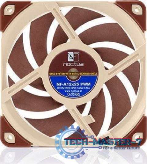 Wentylator do obudów NOCTUA NF-A12X25 PWM
