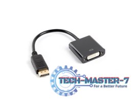 Adapter LANBERG AD-0007-BK Czarny Displayport - DVI AD-0007-BK