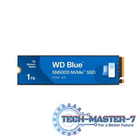 Dysk SSD WD Blue SN5000 1 TB Blue (M.2 2280″ /1 TB /PCI Express 4.0 /5150MB/s /4900MB/s)