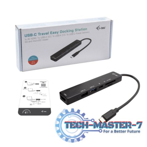 I-TEC C31TRAVELEASYDOCKPD (Czarny /1x USB Type-C ) I-TEC C31TRAVELEASYDOCKPD (Czarny /1x USB Type-C )