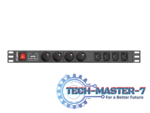 Listwa zasilająca LANBERG PDU-04E04I-0200-IEC-BK Listwa zasilająca LANBERG PDU-04E04I-0200-IEC-BK