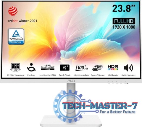 Monitor MSI Modern MD2412PW (23.8" /IPS /100Hz /1920 x 1080 /Biały)