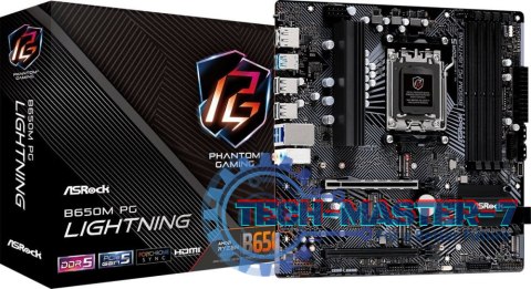 Płyta główna ASROCK B650M PG LIGHTNING AM5 MICRO ATX