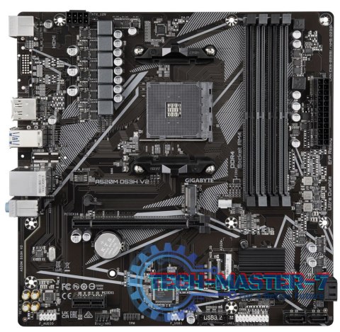 Płyta główna GIGABYTE A520M DS3H V2 Socket AM4 MICRO ATX Płyta główna GIGABYTE A520M DS3H V2 Socket AM4 MICRO ATX