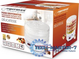 Suszarka spożywcza ESPERANZA 250W 4 tacek EKD003