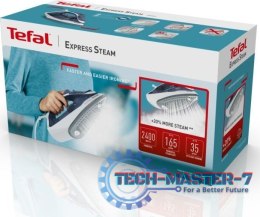 Żelazko parowe TEFAL Express Steam FV2837E0 FV2837E0 (2400W /Niebiesko-biały)