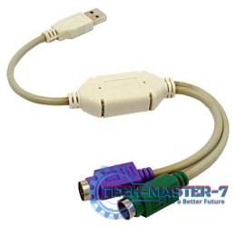 Adapter GEMBIRD Adapter USB-2xPS/2 UAPS12 USB - 2x PS/2