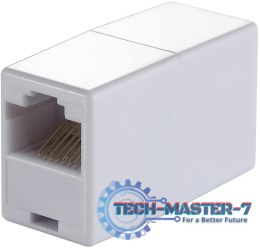 Adapter złączka sieciowa 2xRJ45, 1:1