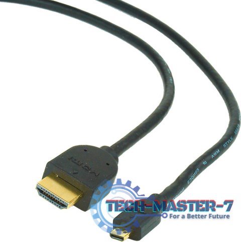 GEMBIRD HDMI (A)-Mikro HDMI (D) (męsko-męski) 1.8 m 1.8m /s1x HDMI (wtyk) 1x micro HDMI (wtyk)