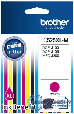 Kartridż BROTHER LC525XLM magenta LC-525XL-M