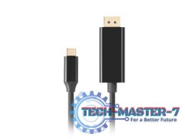 LANBERG CA-CMDP-10CU-0018-BK 1.8m /s1x USB typu C 1x DisplayPort