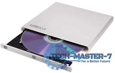 Napęd optyczny DVD-ROM Zewnętrzny USB 2.0 Biały Napęd optyczny DVD-ROM Zewnętrzny USB 2.0 Biały