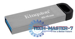 Pendrive (Pamięć USB) KINGSTON (64 GB /Srebrno-czarny )