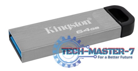 Pendrive (Pamięć USB) KINGSTON (64 GB /Srebrno-czarny )