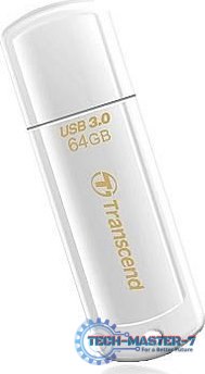Pendrive (Pamięć USB) TRANSCEND (64 GB /USB 3.0 /Biały )