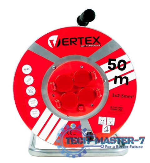 Przedłużacz bębnowy VERTEX PB50METAL Przedłużacz bębnowy VERTEX PB50METAL