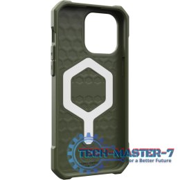 UAG Essential Armor Magsafe - obudowa ochronna do iPhone 15 Pro Max kompatybilna z MagSafe (olive)