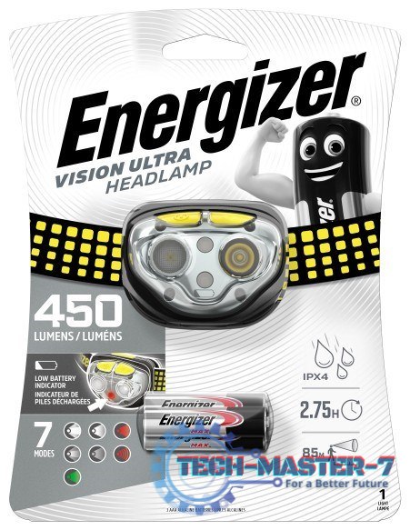 Vision Ultra Headlamp Lampa ENERGIZER Czarno-żółty Vision Ultra Headlamp Lampa ENERGIZER Czarno-żółty