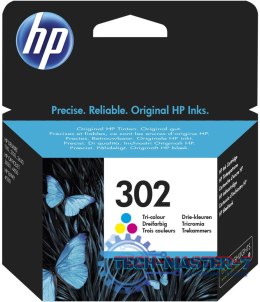 Wkład HP HP 302 Tricolor F6U65AE