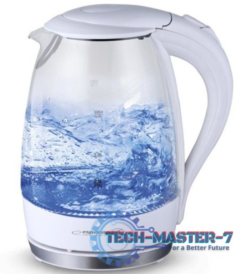 Czajnik ESPERANZA Salto Angel Biały (1.7L /2200W /Biały-przezroczysty )