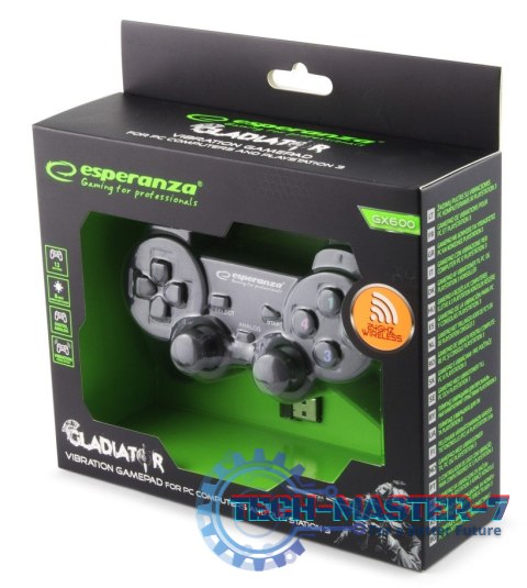 GAMEPAD BEZPRZEWODOWY 2.4GH PS3/PC GLADITOR GAMEPAD BEZPRZEWODOWY 2.4GH PS3/PC GLADITOR