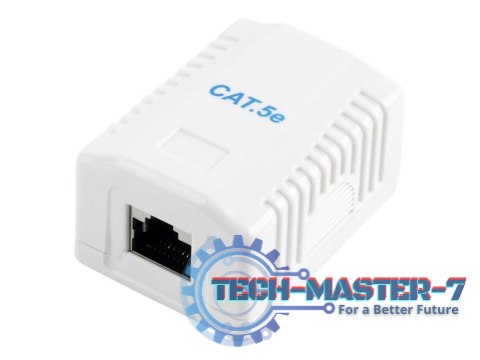 Gniazdo sieciowe CAT5E FTP single port