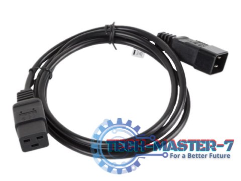 Kabel zasilający LANBERG IEC 60320 C19 1.8m. CA-C19E-10CC-0018-BK