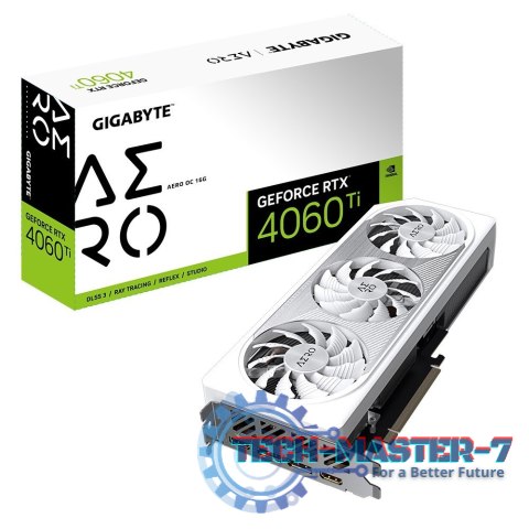 Karta graficzna GIGABYTE GeForce RTX 4060 Ti Aero OC 16G GDDR6 (GV-N406TAERO OC-16GD) Karta graficzna GIGABYTE GeForce RTX 4060 Ti Aero OC 16G GDDR6 (GV-N406TAERO OC-16GD)