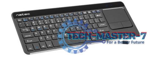 Klawiatura Bezprzewodowa NATEC Turbot Slim Czarny Klawiatura Bezprzewodowa NATEC Turbot Slim Czarny