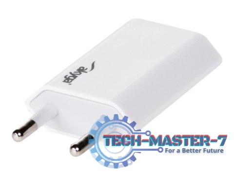 Ładowarka AKYGA AK-CH-03WH(1x USB Typ A\1000mA\5V)