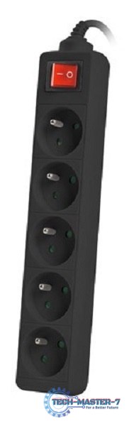 Listwa zasilająca LANBERG PS1-05E-0300-BK Listwa zasilająca LANBERG PS1-05E-0300-BK
