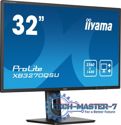 Monitor IIYAMA XB3270QSU-B1 (32" /IPS /100Hz /2560 x 1440 /Czarny) Monitor IIYAMA XB3270QSU-B1 (32" /IPS /100Hz /2560 x 1440 /Czarny)