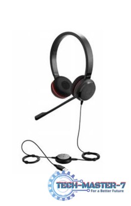Słuchawki z mikrofonem JABRA Evolve 30 II Stereo Czarny
