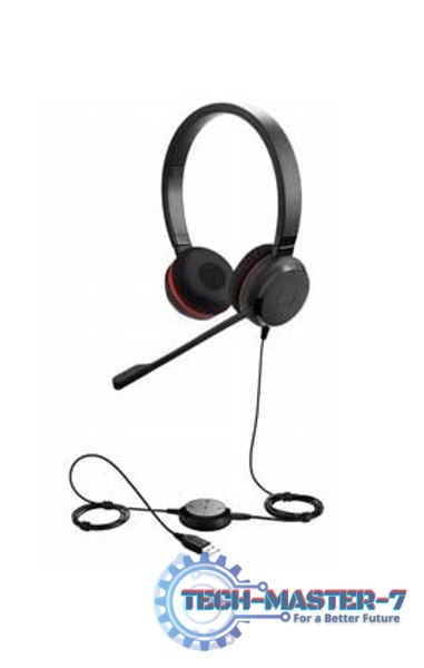 Słuchawki z mikrofonem JABRA Evolve 30 II Stereo Czarny