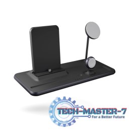 ZENS Aluminium 4w1 MagSafe iPad + AppleWatch - bezprzewodowa stacja ładująca do czterech urządzeń MagSafe oraz Apple Watch - (Ma