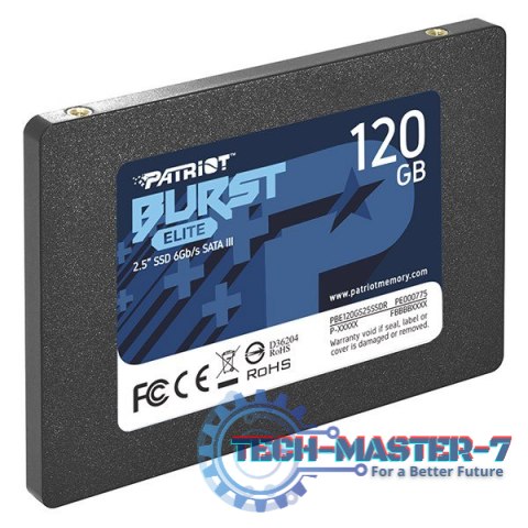 Dysk SSD PATRIOT Burst Elite 120 GB Burst Elite (2.5″ /120 GB /SATA III (6 Gb/s) /450MB/s /320MB/s) Dysk SSD PATRIOT Burst Elite 120 GB Burst Elite (2.5″ /120 GB /SATA III (6 Gb/s) /450MB/s /320MB/s)