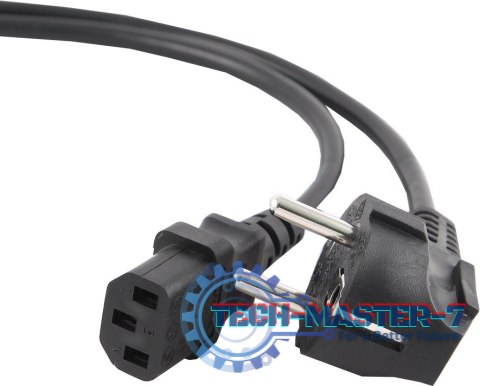Kabel zasilający GEMBIRD Standardowy 5m. PC-186-VDE-5M