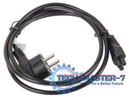Kabel zasilający LANBERG Schuko - IEC320 C5 1.8m. CA-C5CA-11CC-0018-BK