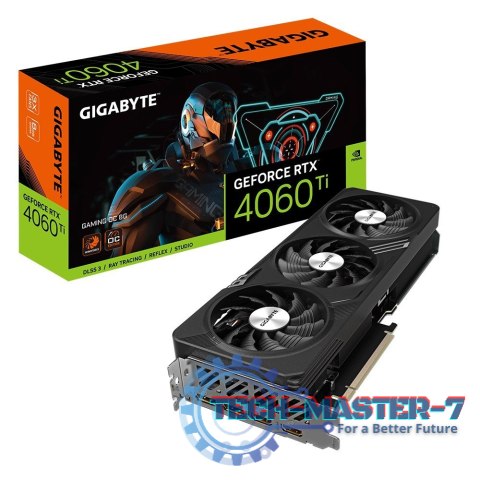 Karta graficzna GIGABYTE GeForce RTX 4060 Ti Gaming OC 8 GB GDDR6X (GV-N406TGAMING OC-8GD)