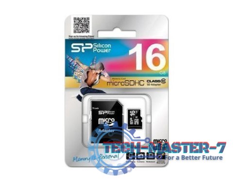 Karta pamięci SILICON POWER 16 GB Adapter SD Karta pamięci SILICON POWER 16 GB Adapter SD