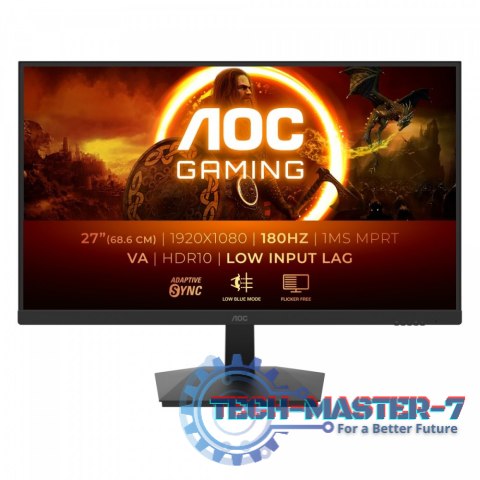 Monitor AOC C27G4ZXU (27" /Fast VA /280Hz /1920 x 1080 /Czarny)